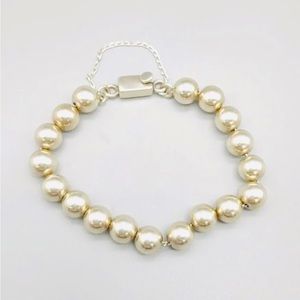 SILPADA Sterling Silver 935 Beaded/Ball Chain Bracelet 7.5”